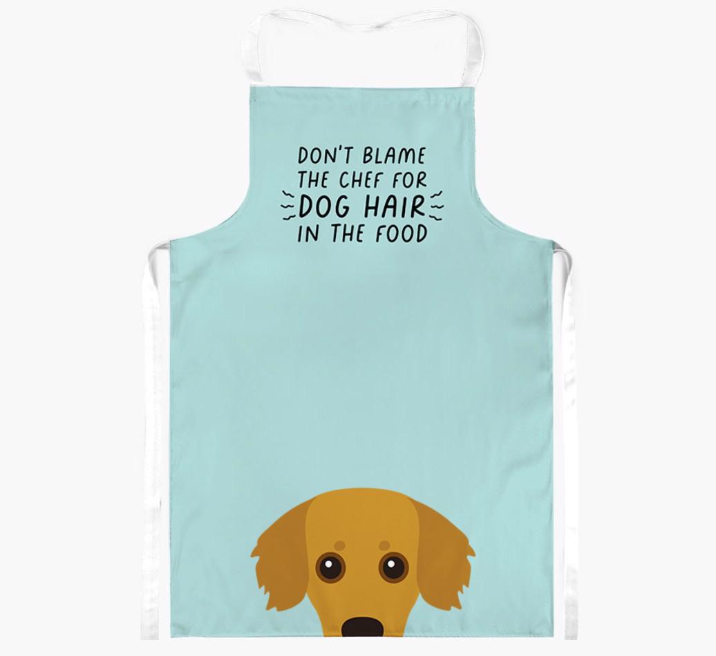 'Don't Blame the Chef' Adult Apron with {breedFullName} Icon