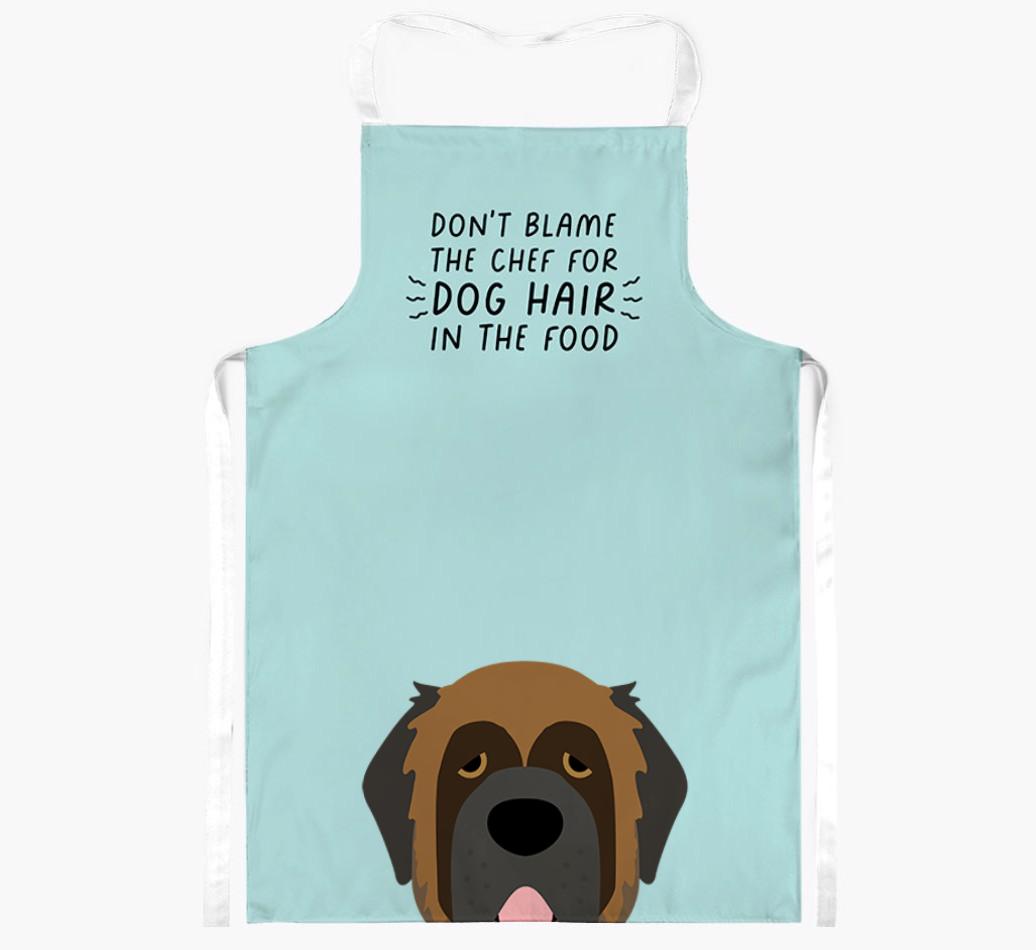 'Don't Blame the Chef' Adult Apron with {breedFullName} Icon