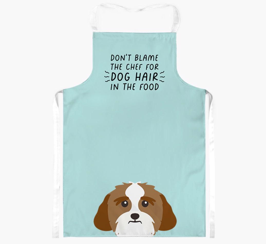 'Don't Blame the Chef' Adult Apron with {breedFullName} Icon