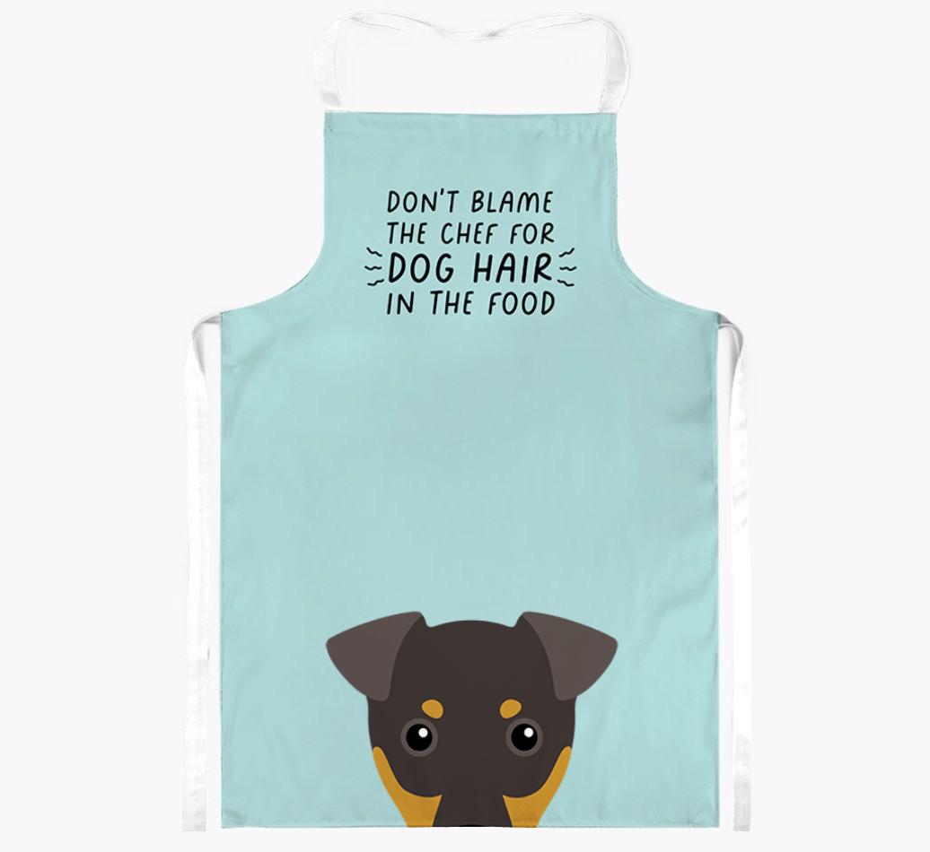'Don't Blame the Chef' Adult Apron with {breedFullName} Icon