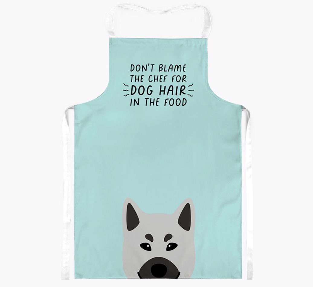 'Don't Blame the Chef' Adult Apron with {breedFullName} Icon