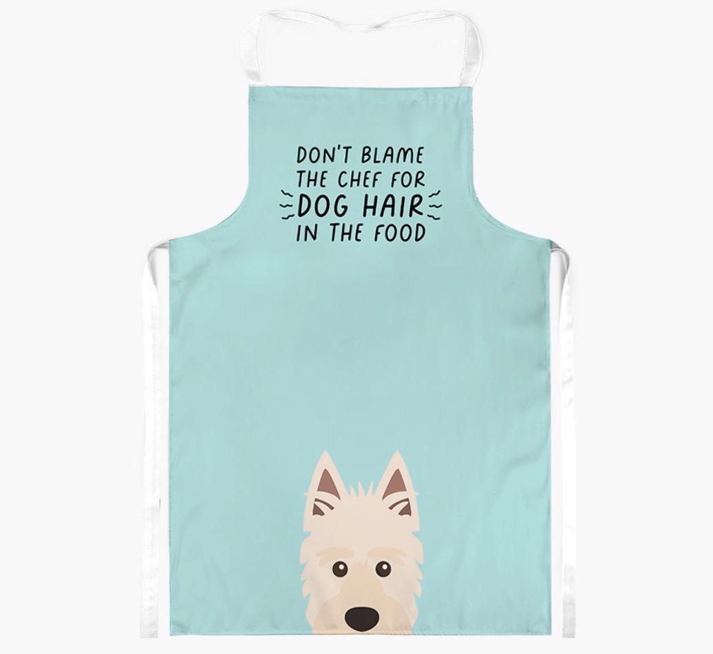 'Don't Blame the Chef' Adult Apron with {breedFullName} Icon