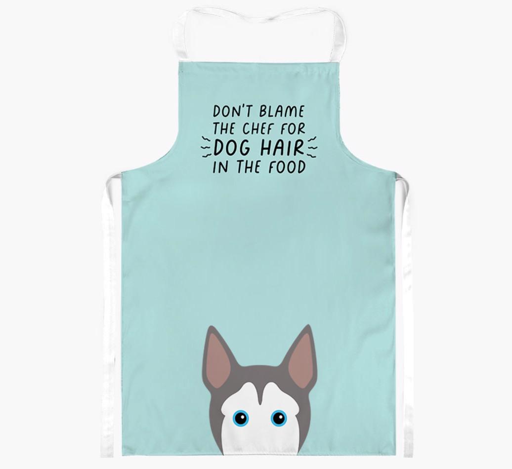 'Don't Blame the Chef' Adult Apron with {breedFullName} Icon