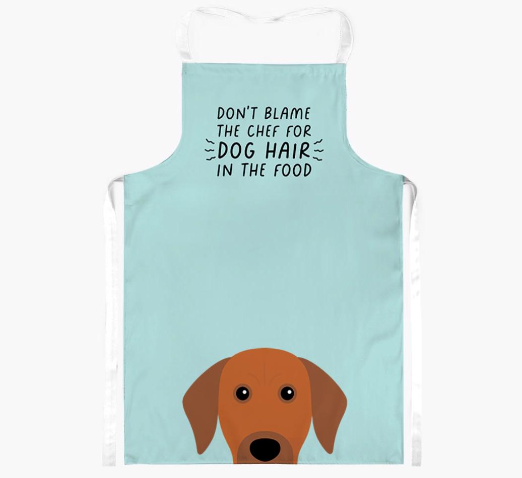 'Don't Blame the Chef' Adult Apron with {breedFullName} Icon