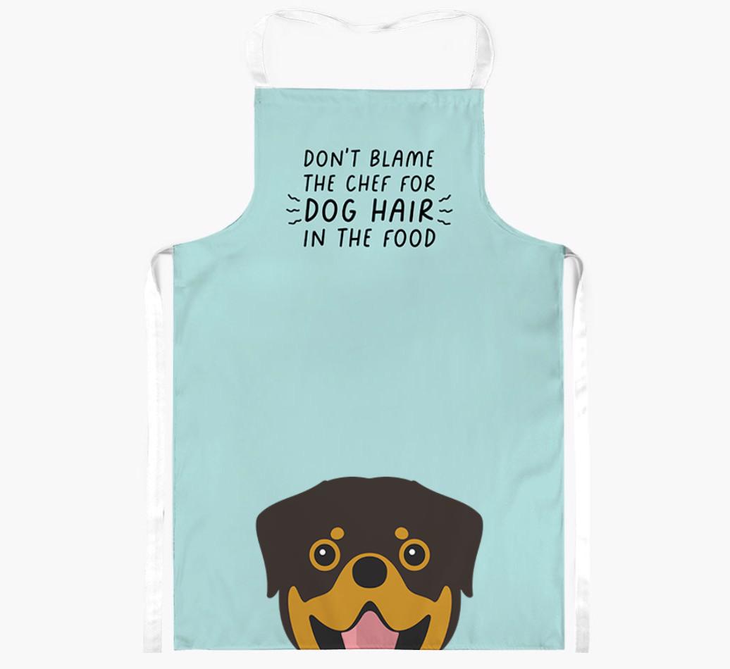 'Don't Blame the Chef' Adult Apron with {breedFullName} Icon