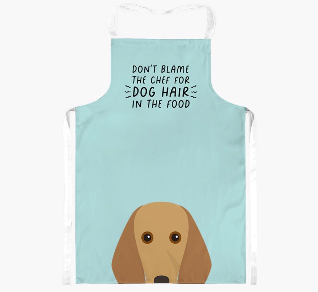 'Don't Blame the Chef' Adult Apron with {breedFullName} Icon