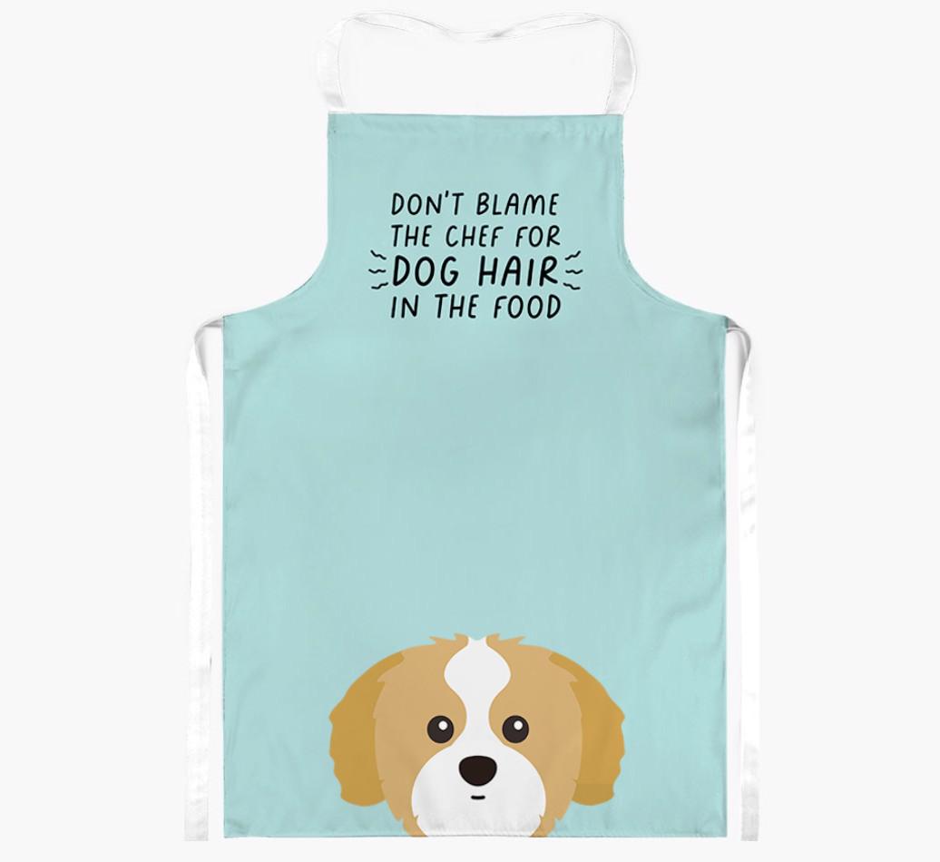 'Don't Blame the Chef' Adult Apron with {breedFullName} Icon