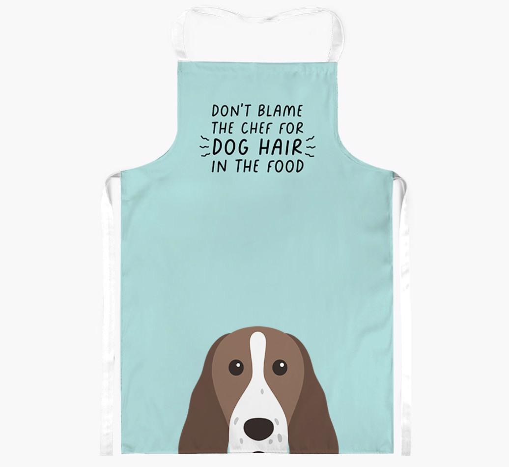 'Don't Blame the Chef' Adult Apron with {breedFullName} Icon
