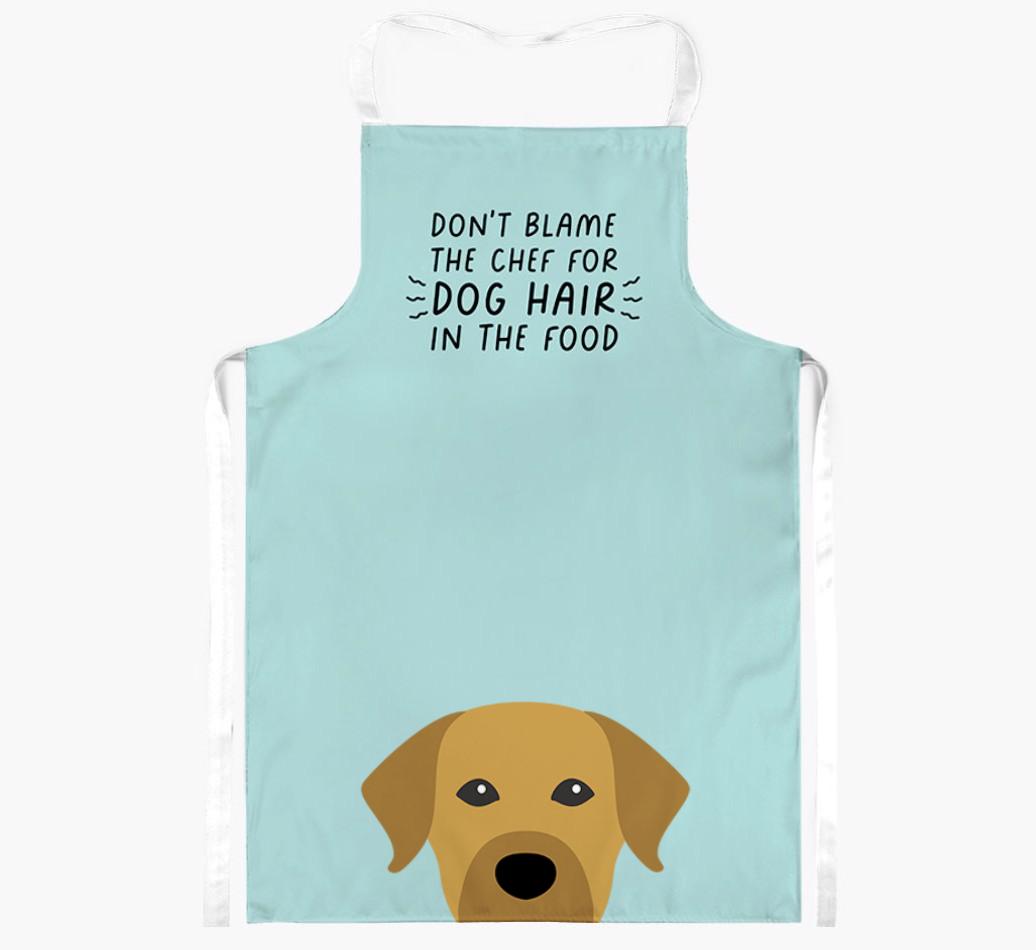 'Don't Blame the Chef' Adult Apron with {breedFullName} Icon