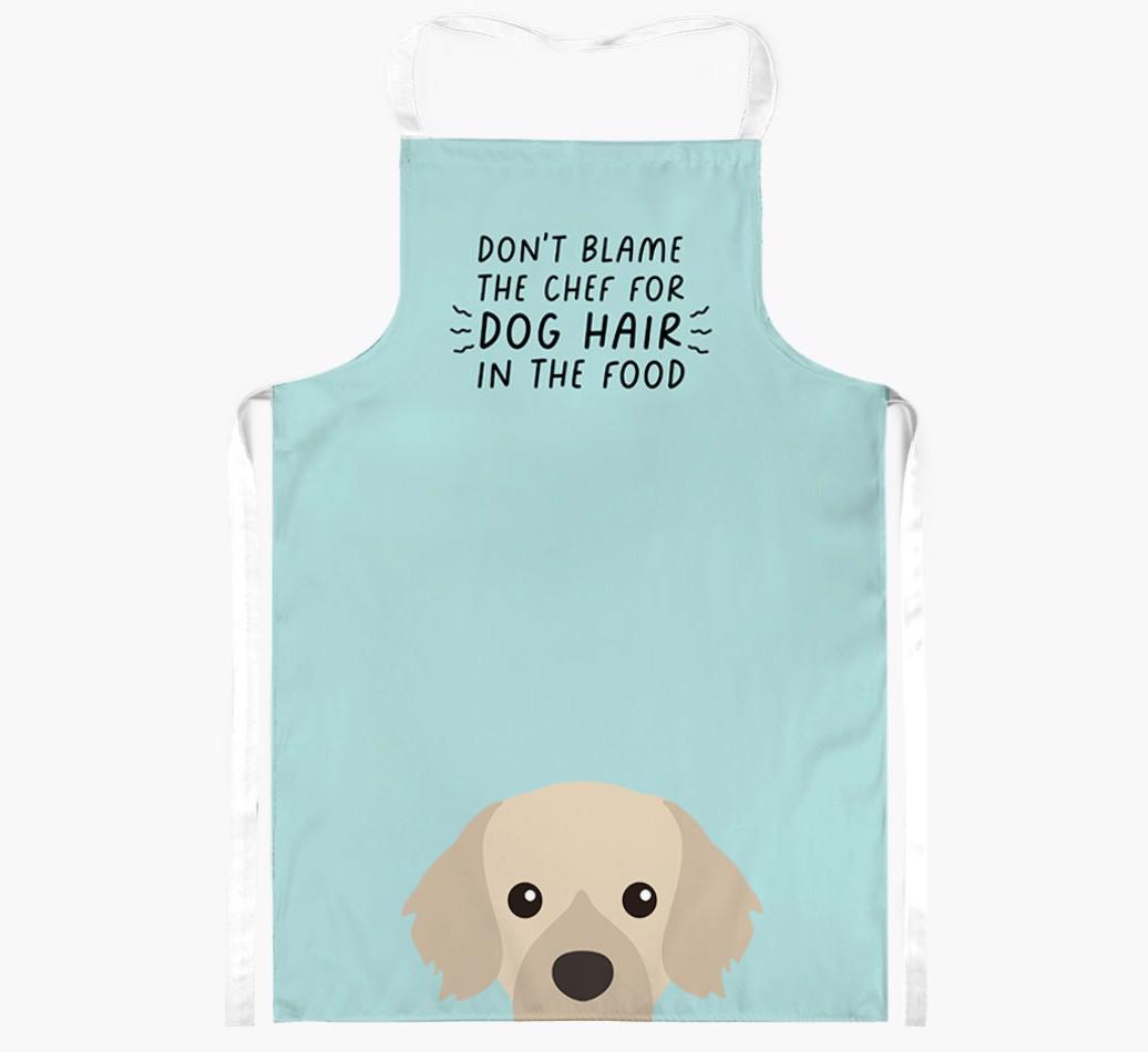 'Don't Blame the Chef' Adult Apron with {breedFullName} Icon