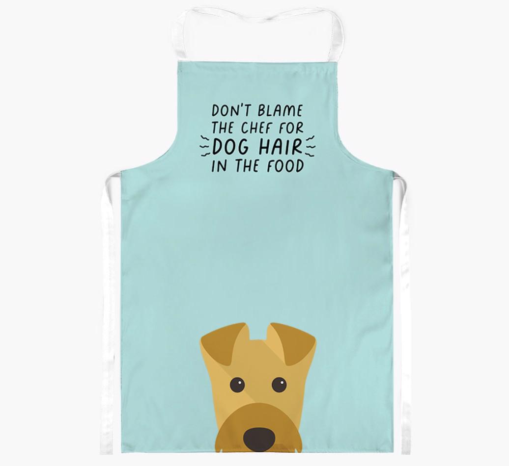 'Don't Blame the Chef' Adult Apron with {breedFullName} Icon