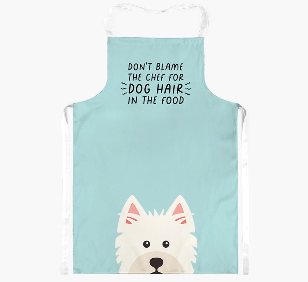 'Don't Blame the Chef' Adult Apron with {breedFullName} Icon