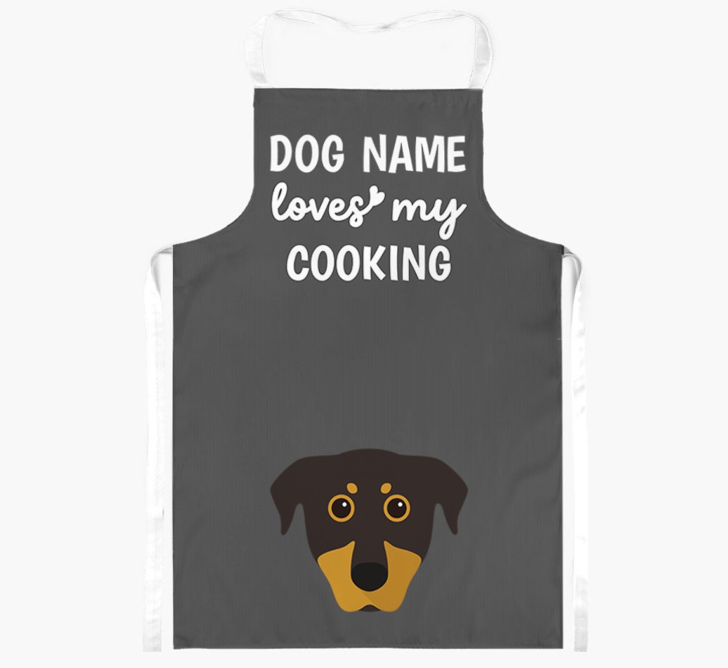 Loves My Cooking: Personalised {breedFullName} Apron