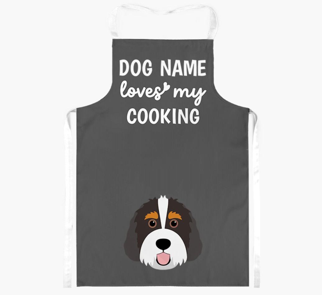 Loves My Cooking: Personalised {breedFullName} Apron