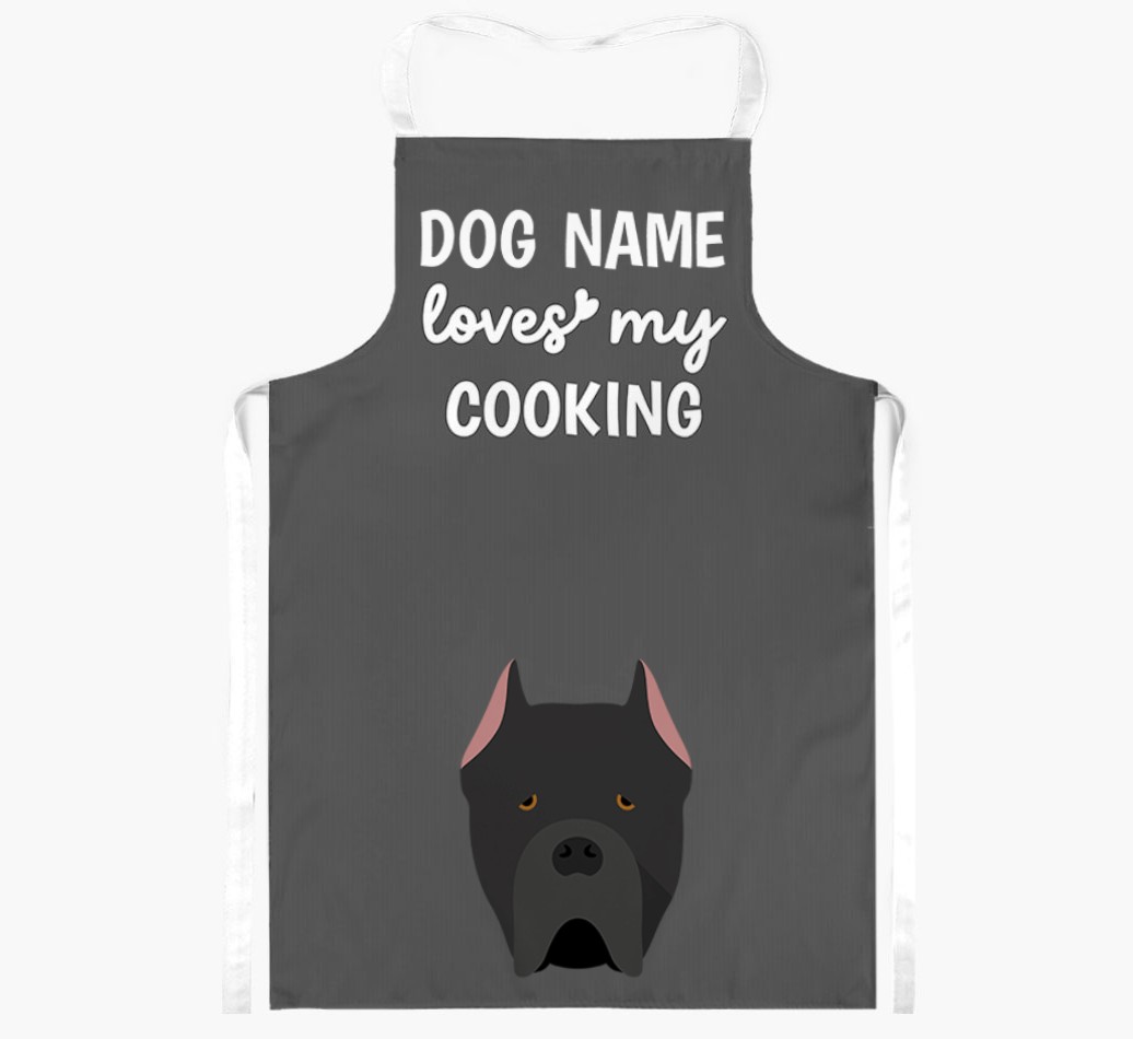 Loves My Cooking: Personalised {breedFullName} Apron