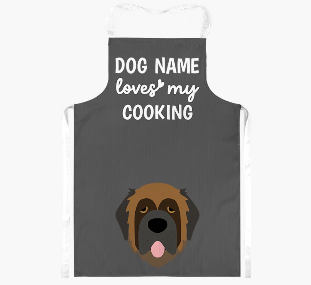 Loves My Cooking: Personalised {breedFullName} Apron