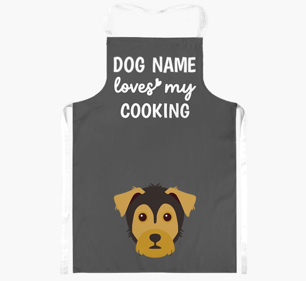 Loves My Cooking: Personalised {breedFullName} Apron