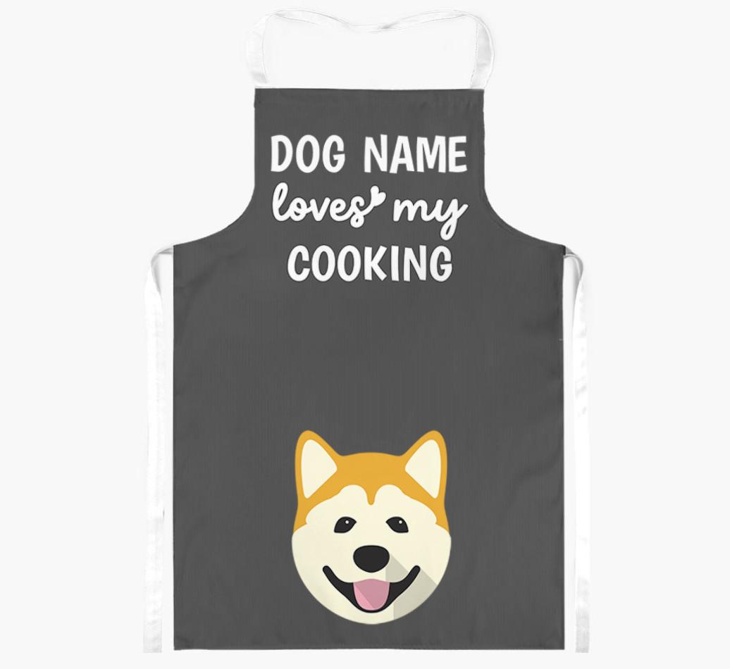 Loves My Cooking: Personalised {breedFullName} Apron