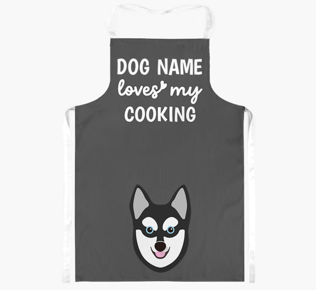 Loves My Cooking: Personalised {breedFullName} Apron