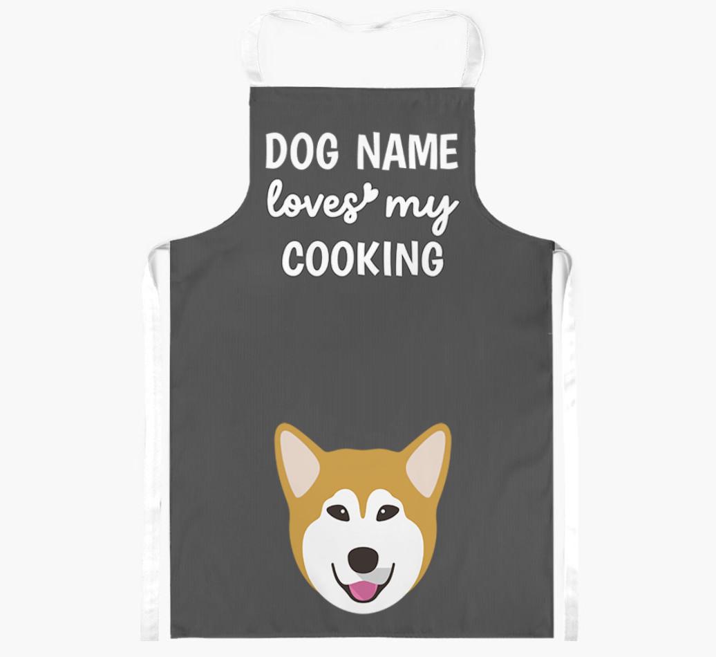 Loves My Cooking: Personalised {breedFullName} Apron