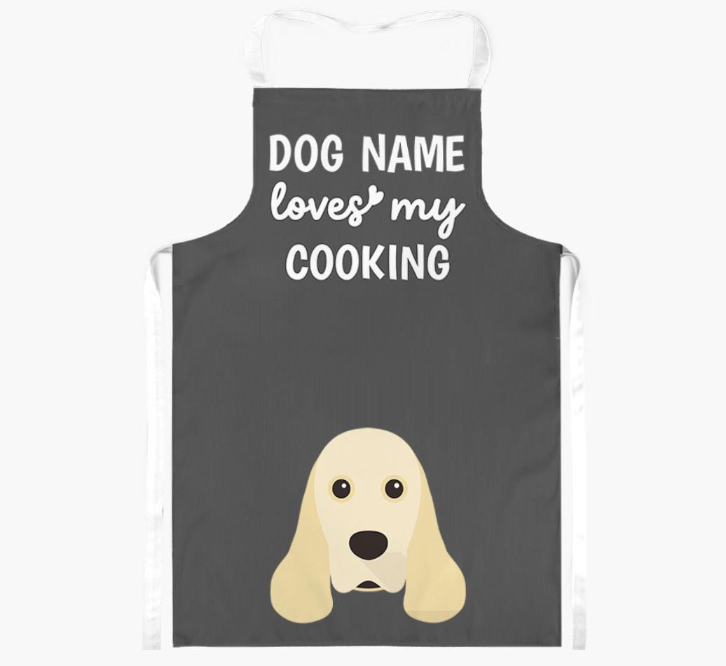 Loves My Cooking: Personalised {breedFullName} Apron