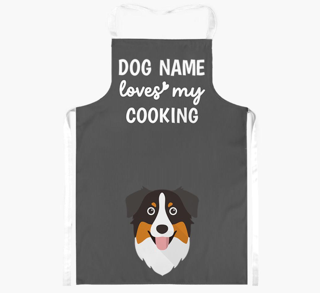 Loves My Cooking: Personalised {breedFullName} Apron