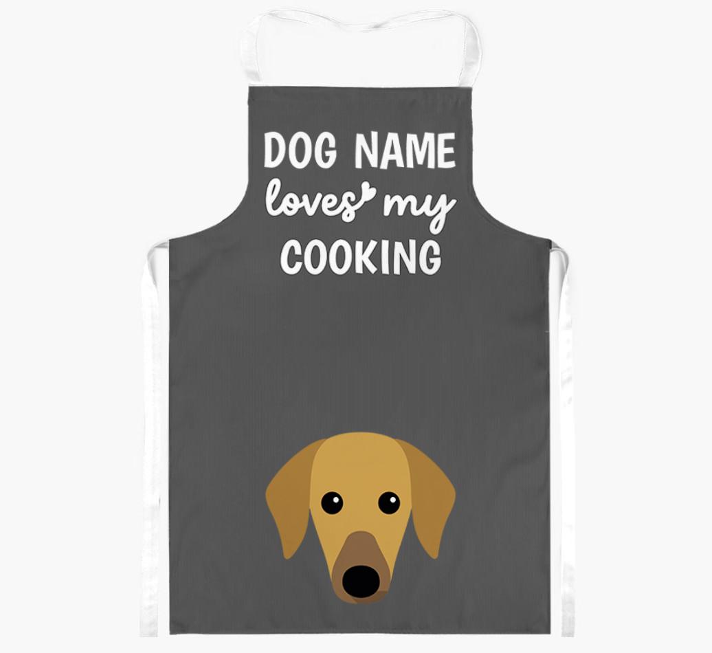 Loves My Cooking: Personalised {breedFullName} Apron