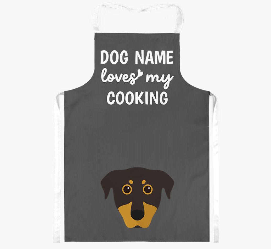 Loves My Cooking: Personalised {breedFullName} Apron