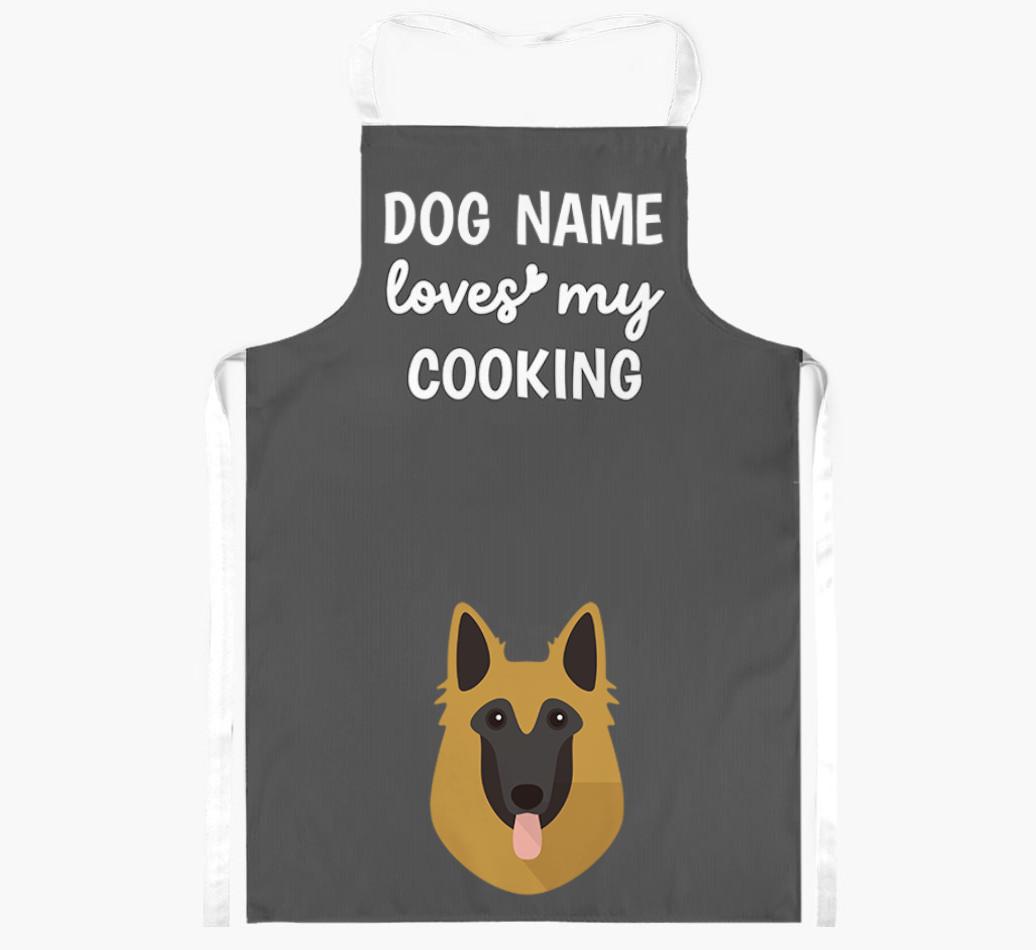 Loves My Cooking: Personalised {breedFullName} Apron