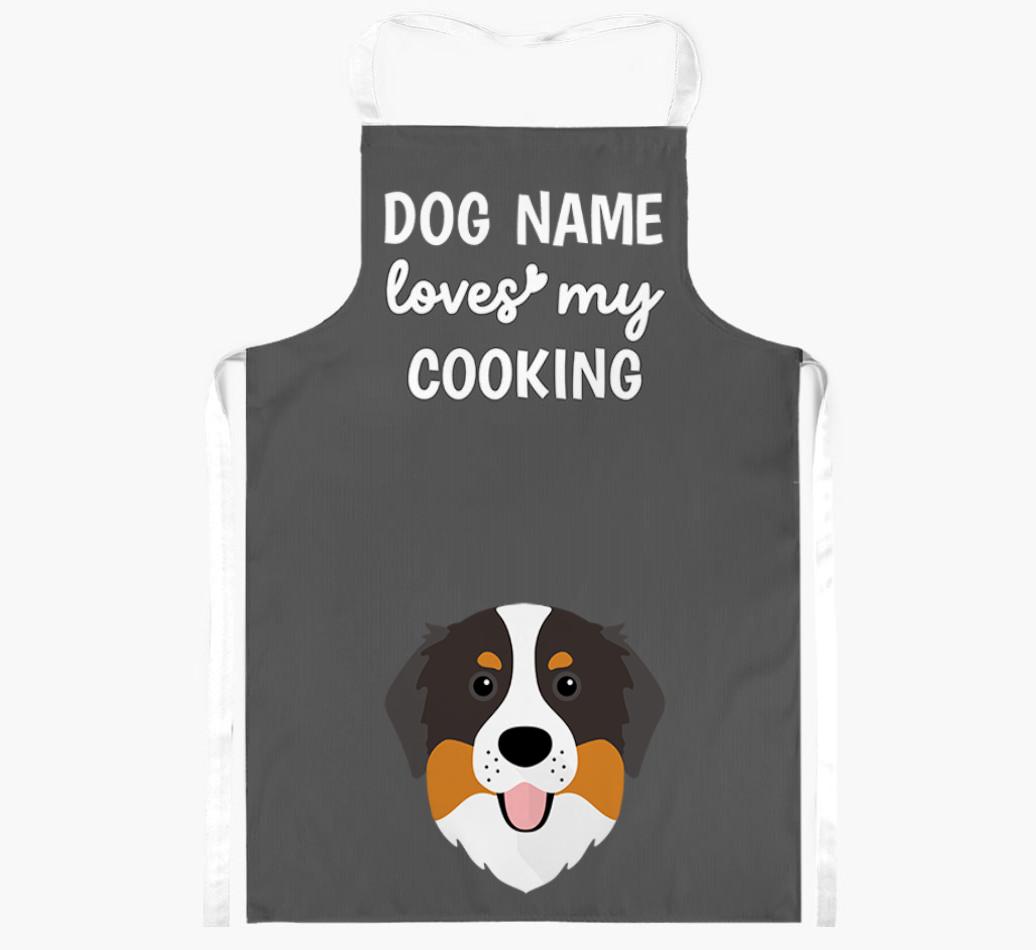 Loves My Cooking: Personalised {breedFullName} Apron