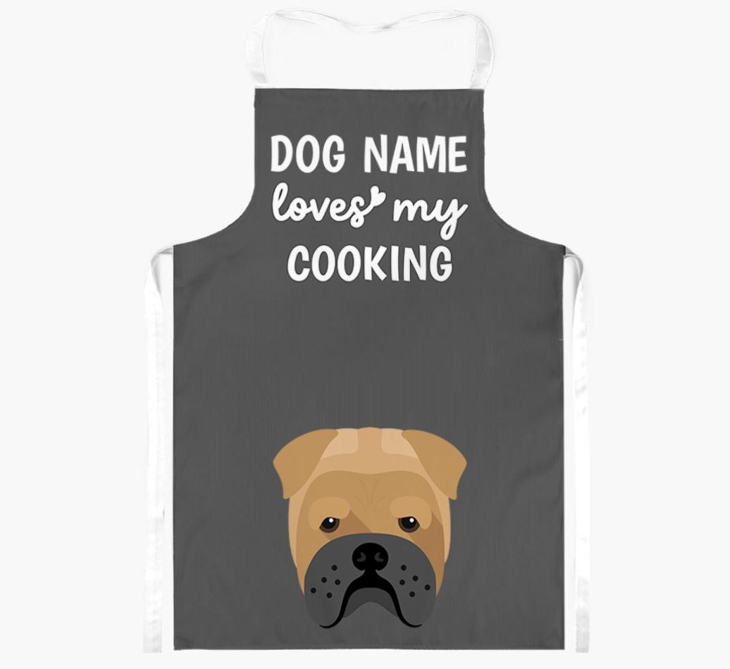 Loves My Cooking: Personalised {breedFullName} Apron