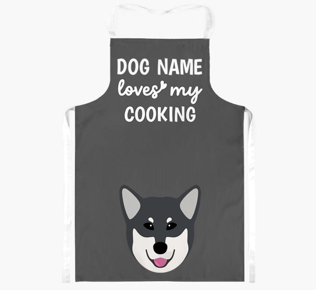 Loves My Cooking: Personalised {breedFullName} Apron