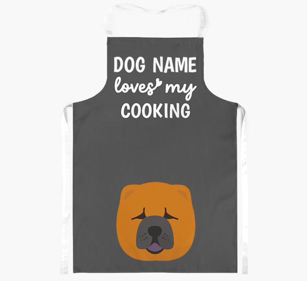 Loves My Cooking: Personalised {breedFullName} Apron