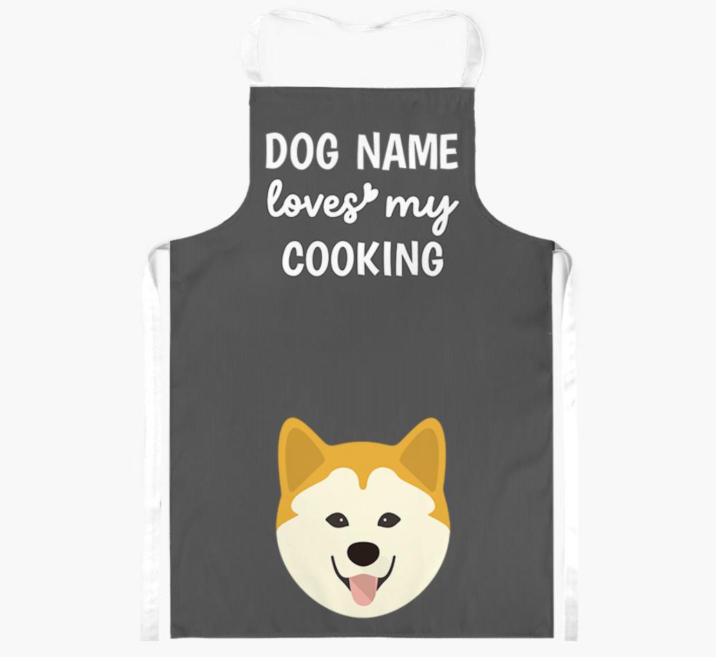 Loves My Cooking: Personalised {breedFullName} Apron