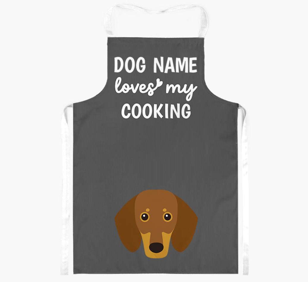 Loves My Cooking: Personalised {breedFullName} Apron
