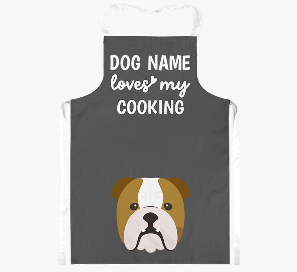 Loves My Cooking: Personalised {breedFullName} Apron