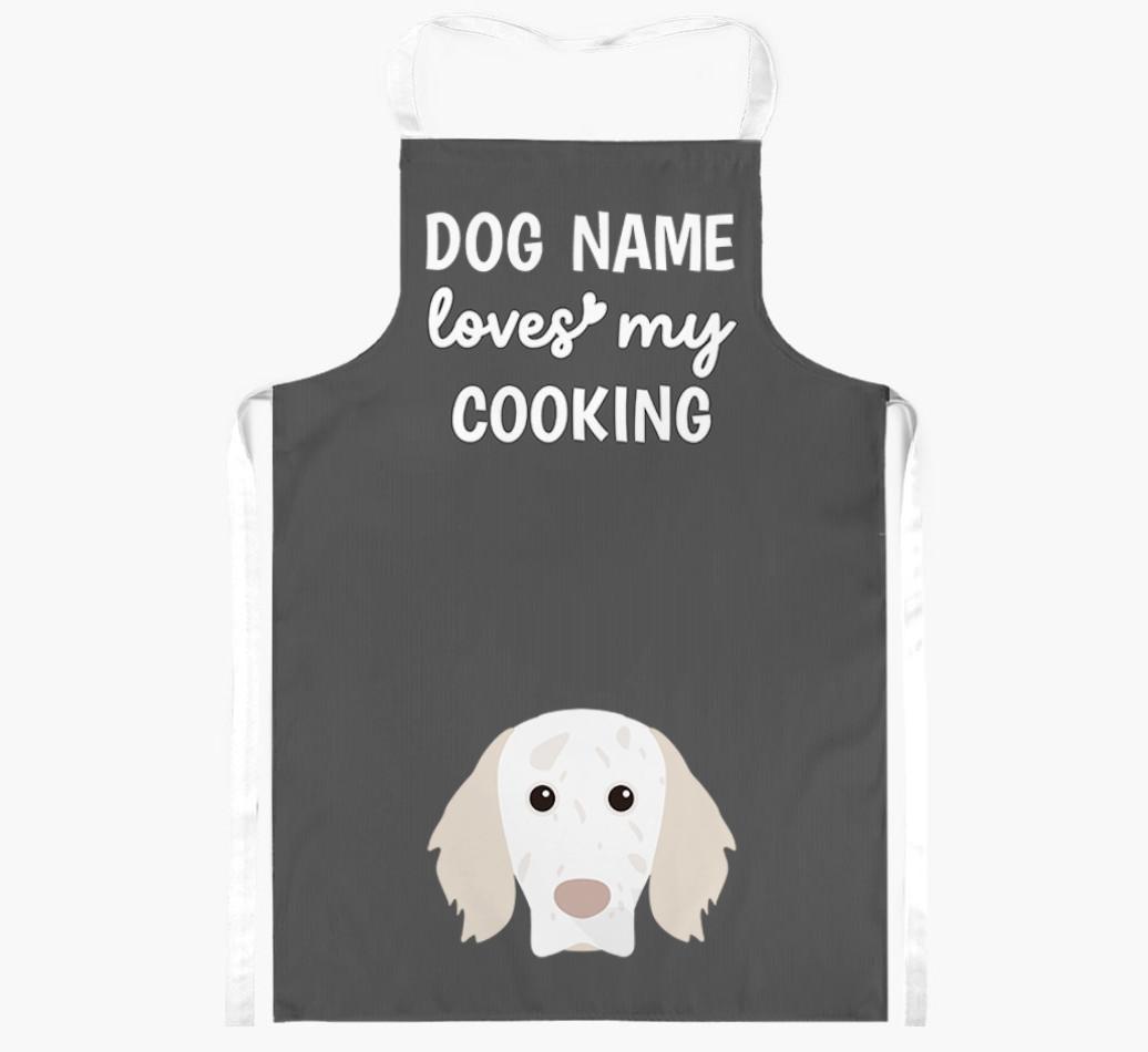 Loves My Cooking: Personalised {breedFullName} Apron