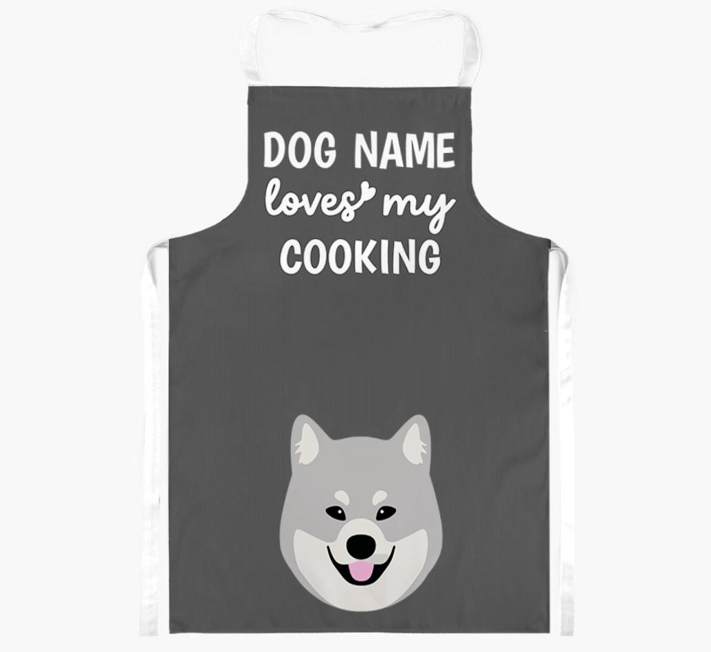 Loves My Cooking: Personalised {breedFullName} Apron