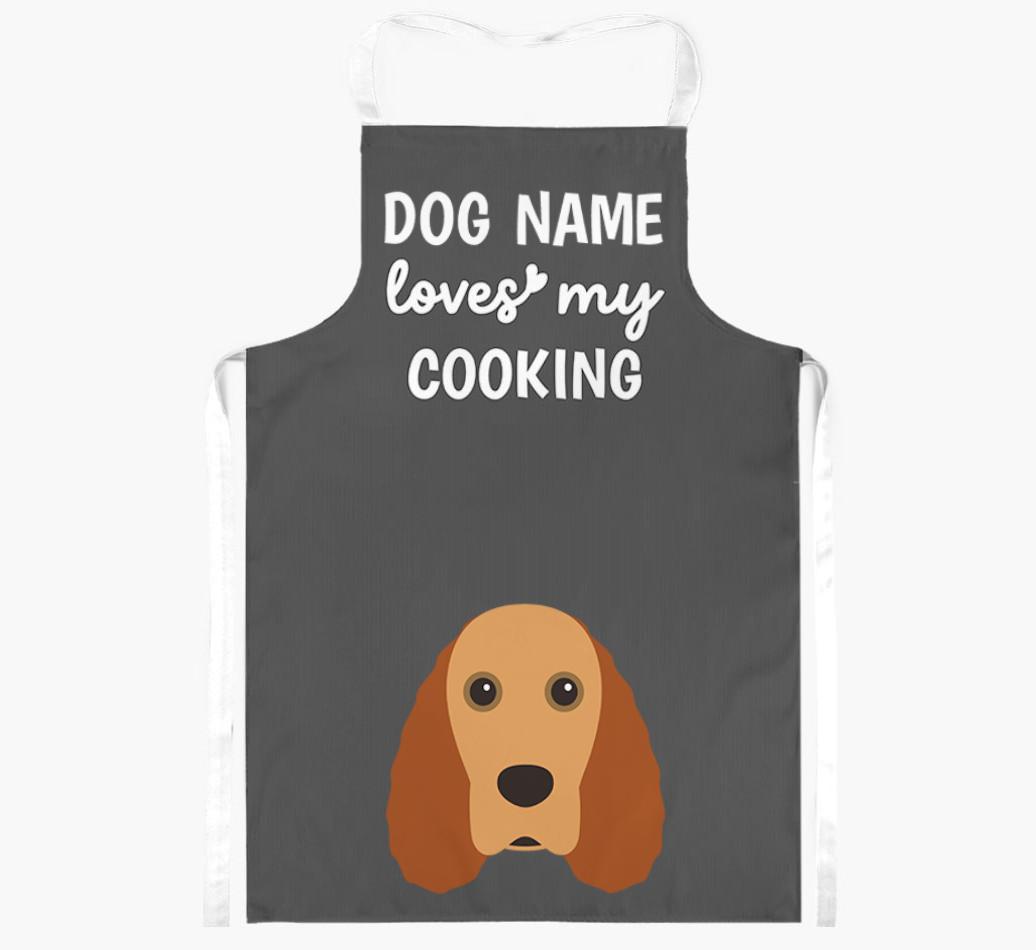 Loves My Cooking: Personalised {breedFullName} Apron