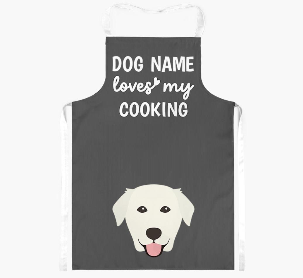 Loves My Cooking: Personalised {breedFullName} Apron