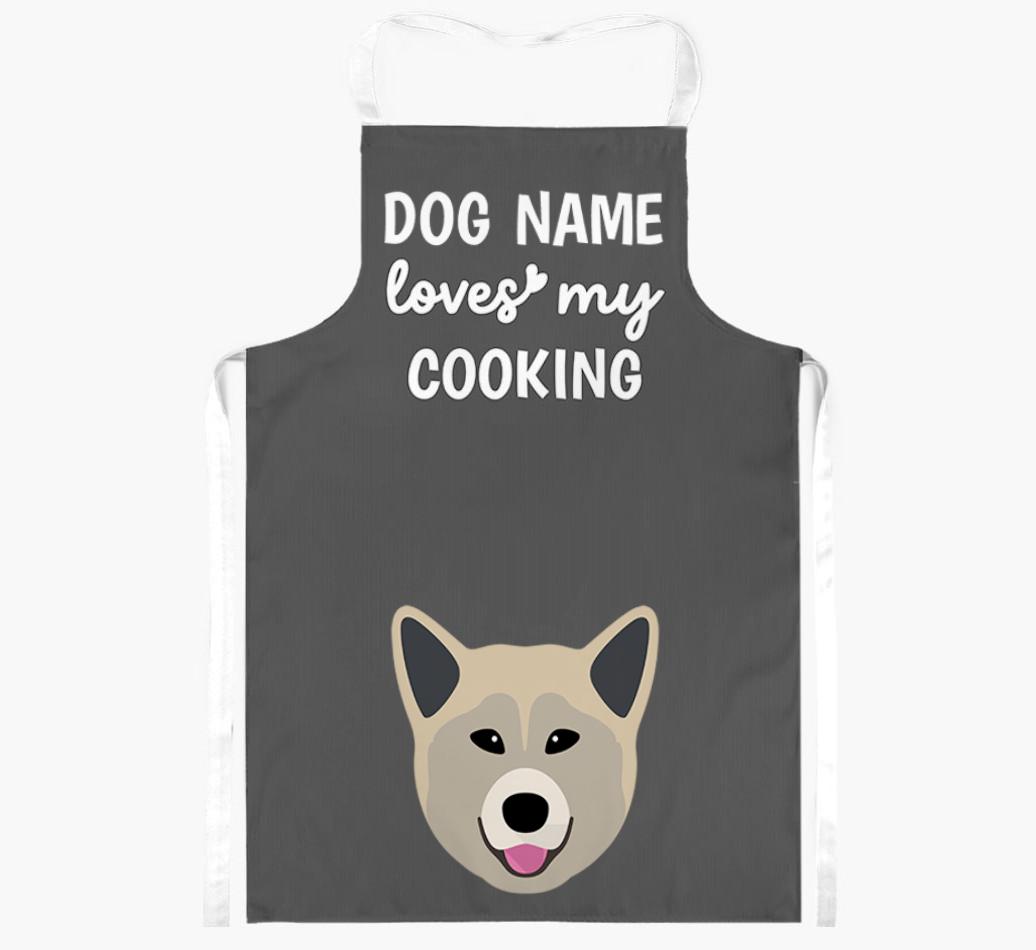 Loves My Cooking: Personalised {breedFullName} Apron