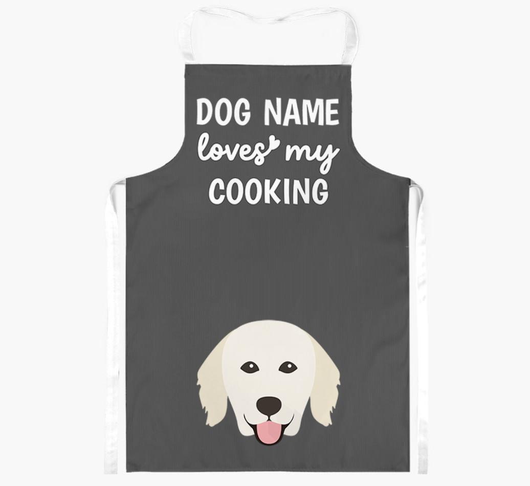 Loves My Cooking: Personalised {breedFullName} Apron