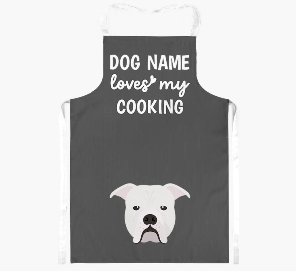 Loves My Cooking: Personalised {breedFullName} Apron