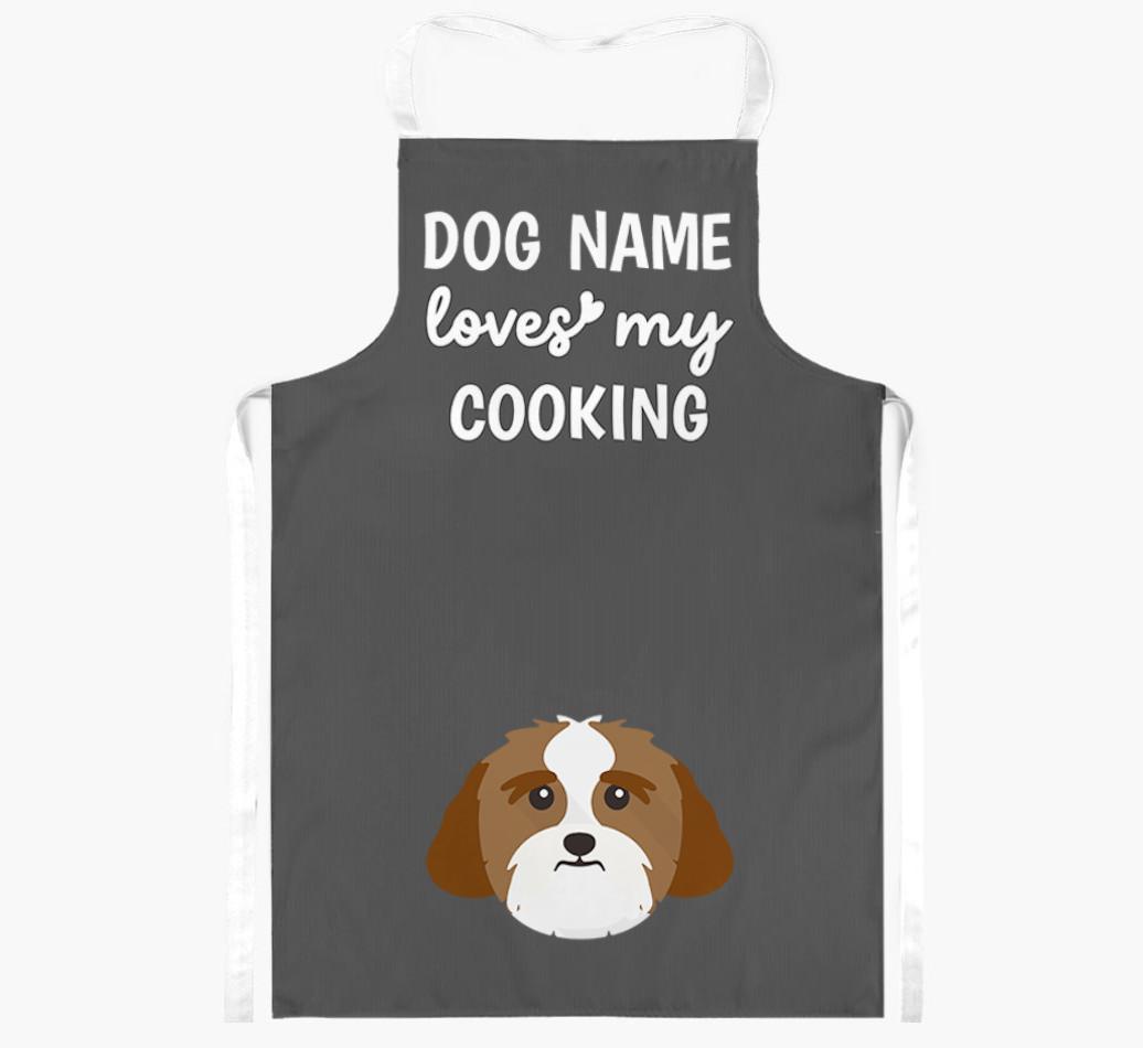 Loves My Cooking: Personalised {breedFullName} Apron