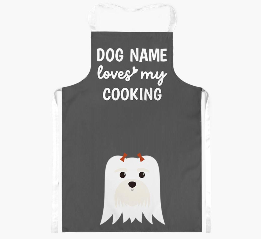 Loves My Cooking: Personalised {breedFullName} Apron