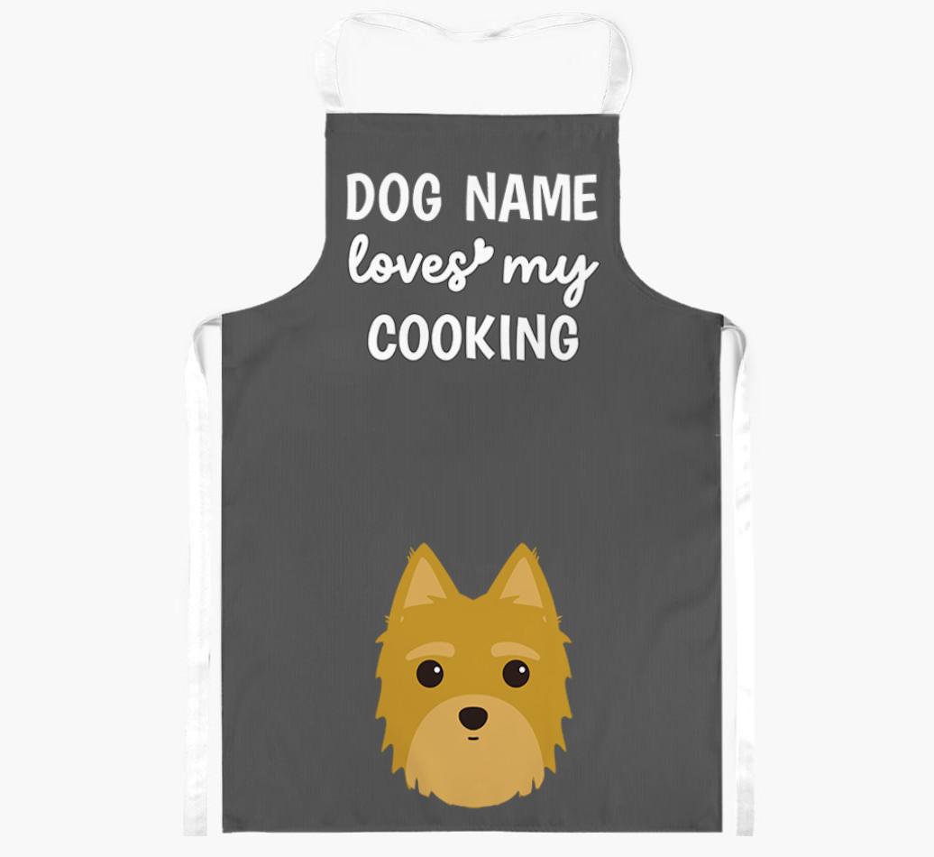 Loves My Cooking: Personalised {breedFullName} Apron