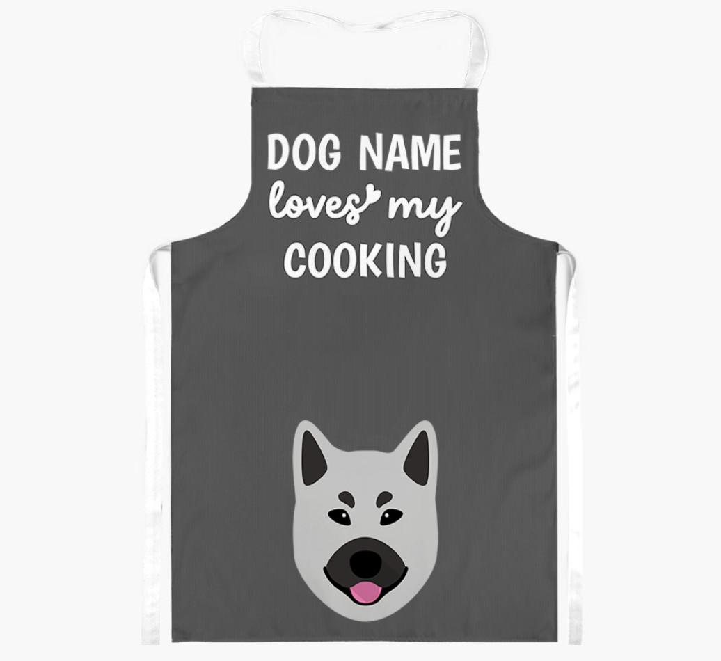 Loves My Cooking: Personalised {breedFullName} Apron
