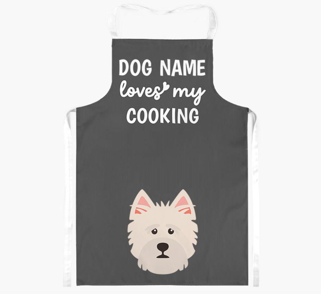 Loves My Cooking: Personalised {breedFullName} Apron