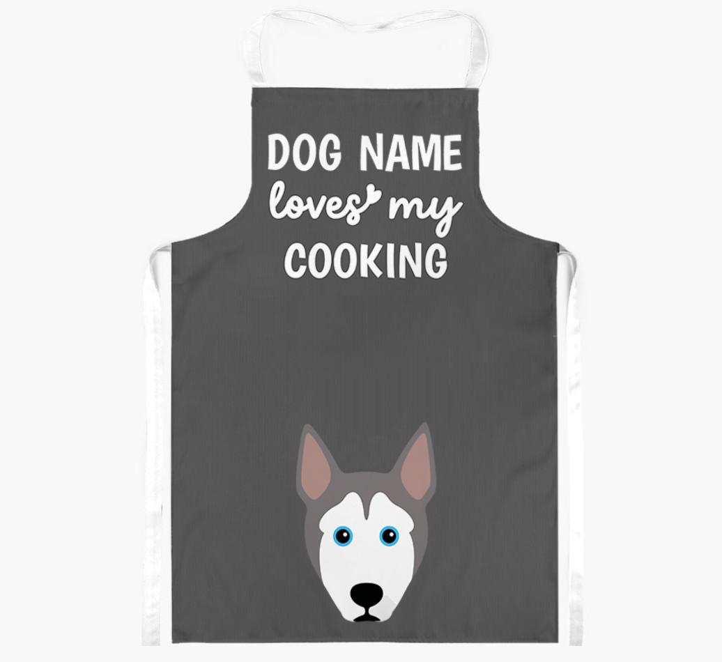 Loves My Cooking: Personalised {breedFullName} Apron