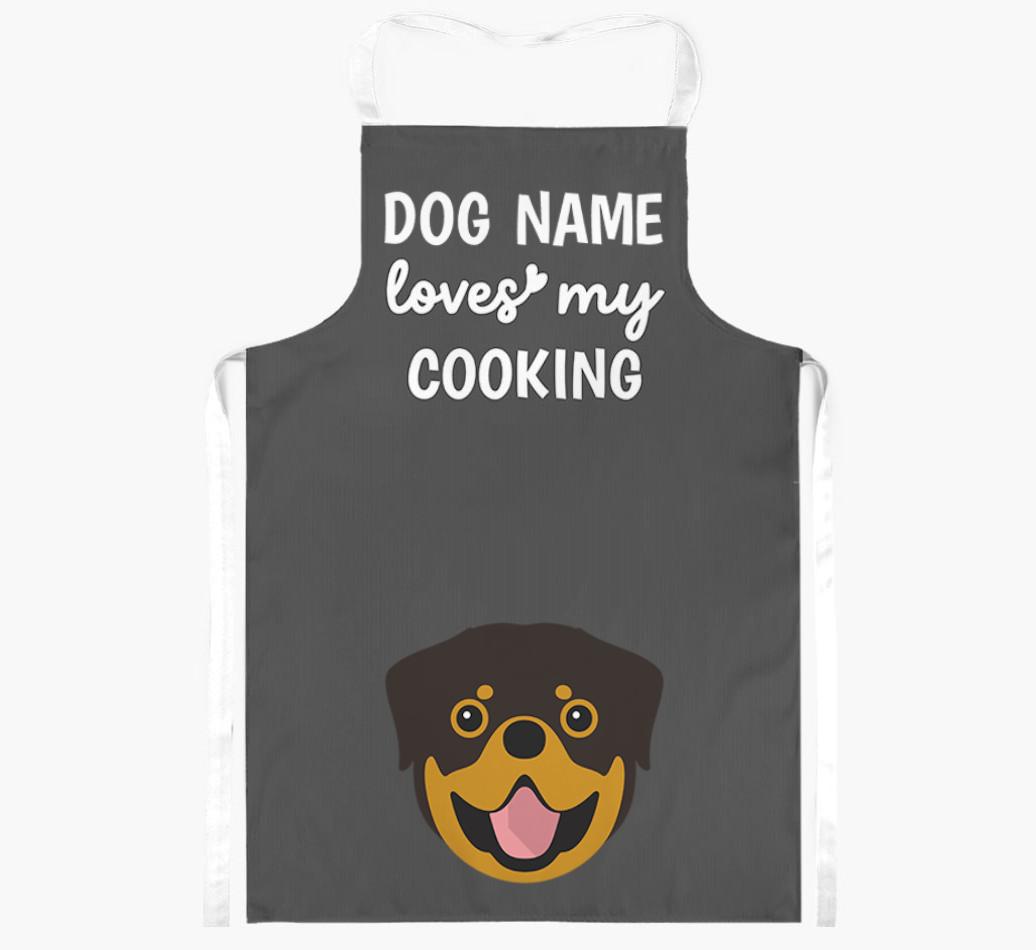 Loves My Cooking: Personalised {breedFullName} Apron